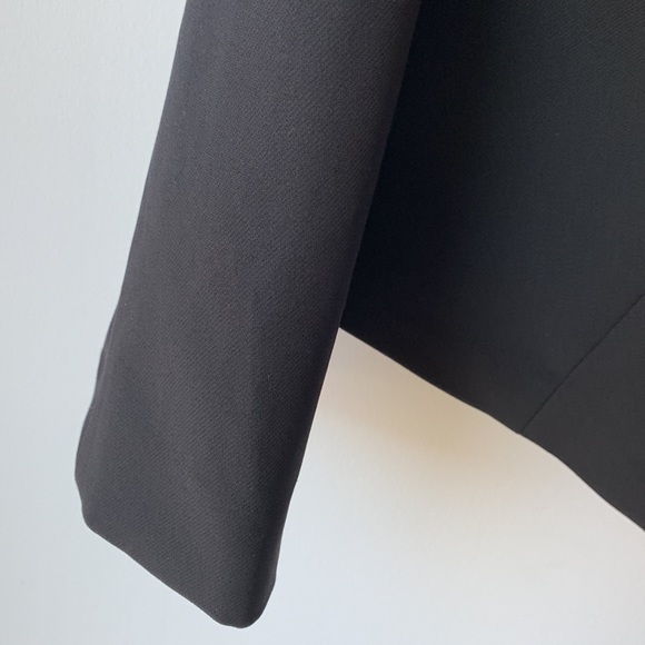 Halogen Blazer M Open Front Collarless Jacket with Zip Detail - Picture 8 of 8